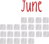 June calendar dates link