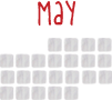 May calendar dates lin