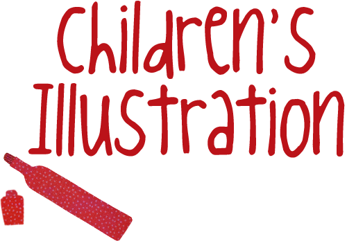 children's illustration page heading